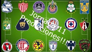 Predicciones jornada 11 liga mx l Loquendo deportes [upl. by Loats]