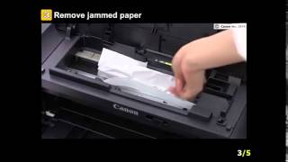 How to remove jammed paper from your CW8 Canon Edible Printer [upl. by Eahsan]