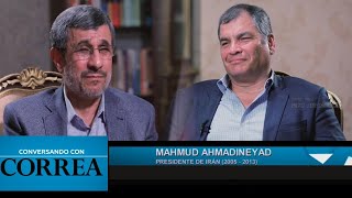 Conversando con Correa Entrevista a Mahmud Ahmadineyad  12092019 RT [upl. by Eelik]