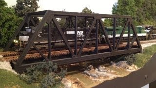 LAYOUT TOUR  HO Scale  NSMODELER24s Layout  Norfolk Southern  Double Deck [upl. by Cynthia86]