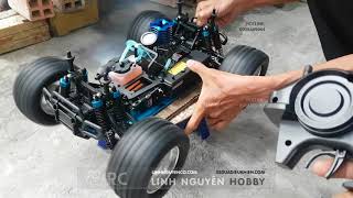 HSP 94188 nitro monster truck engine startup  RC nitro monster truck setup guide  Rc Car 10 scale [upl. by Alurta]