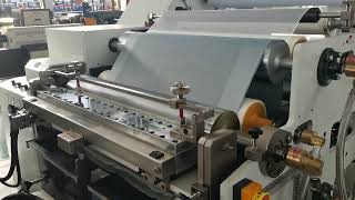 slot die hotmelt coating machine fabric laminating with gauze [upl. by Stanhope462]