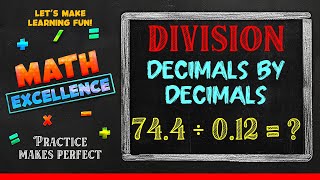 Division – Decimals By Decimals  Math Grade 5  Math Excellence [upl. by Yelnikcm]