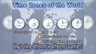 Time Zones of the World  Why time is different in different Countries [upl. by Strong]