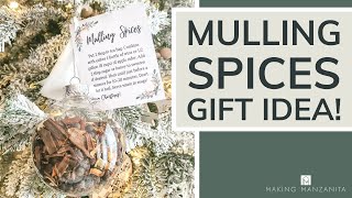 Mulling Spices Gift  Easy Homemade Gift Idea [upl. by Bourque]