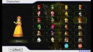 Mario Kart Wii  Full Roster [upl. by Benedicto]