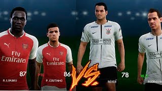 PES DRAFT 2018 BRASILEIRÃO VS PREMIER LEAGUE [upl. by Hewett363]