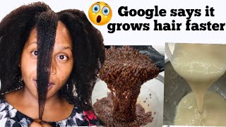 DIY FLAXSEED GEL DEEP CONDITIONER for hair growth How to make flaxseed gel deep conditioner [upl. by Ardenia]