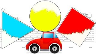 Learn Shapes  Car  Educational Videos for Kids amp Babies [upl. by Yrak]