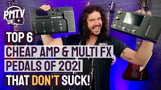 6 Cheap Multi Effects amp Amp Modellers Of 2021 That Dont Suck  Key Features amp Tone Demo [upl. by Ardnasal]