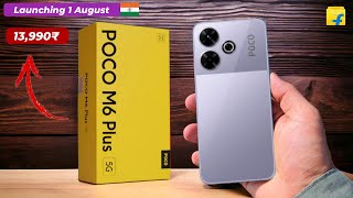 POCO M6 Plus 5G  First Look  Specs  Price in india  POCO M6 Plus 5G Unboxing [upl. by Heringer]