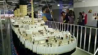 Lego Titanic  Big Lego Exhibition [upl. by Jt]