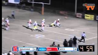 Middle Tennessee Christian 21 yd td run by Justin Winn [upl. by Eenad]