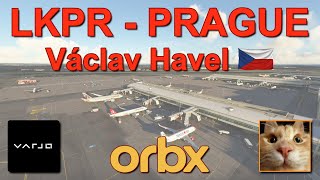 NEW from ORBX  LKPR Václav Havel Airport Prague  Varjo Aero [upl. by Veator]