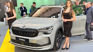 SKODA KODIAQ Sportline 2024  FULL WALKAROUND amp details 193 HP TDI 4X4 [upl. by Aitnecserc785]