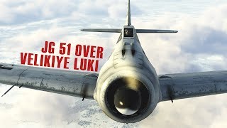 JG51 Over Velikiye Luki  An IL2 Cinematic [upl. by Ahsas]