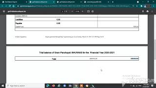 HOW TO SEE AND DOWNLOAD BALANCE SHEET INCOME EXPENDITURE CASH BOOK REPORT ON E GRAM SWARAJ PORTAL [upl. by Harutek552]