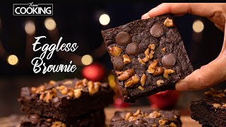 Eggless Brownie Recipe  Chocolate Brownie Recipe  Fudgy Brownies  Dessert Recipe  Brownie Recipe [upl. by Babara]