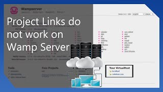 How to create a Virtual Host in WampServer  Project Links do not work on Wamp Server 30 in 2020 [upl. by Brent]