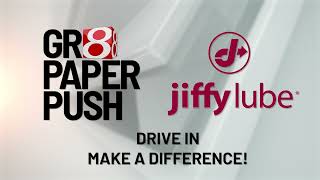 Jiffy Lube Gr8 Paper Push 2024 5Second Promo [upl. by Aneema610]