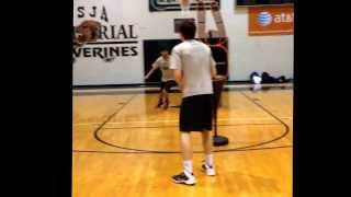 Princeton Basketball shooting drill by coach J Flores [upl. by Thevenot650]