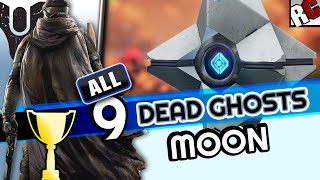 Destiny  GHOST HUNTER Moon  AchievementTrophy  All GHOST LOCATIONS  Collectible Guide [upl. by Ahsatal]