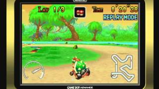 Mario Kart Super Circuit Time Trial Riverside Park 112quot41 [upl. by Yslehc]