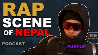 PURPLE  RAP SCENE OF NEPAL  PODCAST  BREAKSTATION  NEPALI HIPHOP [upl. by Lundt]