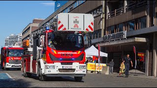 DEPART INCENDIE  POMPIERS DE BRUXELLES PORTES OUVERTES 2024 [upl. by Laurianne]