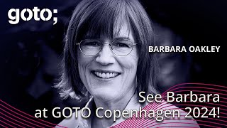 Preview on GOTO Copenhagen 2024 • Barbara Oakley • GOTO 2024 [upl. by Hairim]