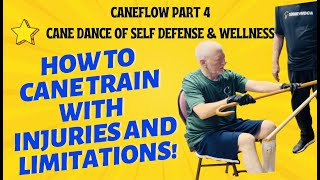 Cane Self Defense CaneFlow Part 4 How To Cane Train with Injuries and Limitations [upl. by Ashti]