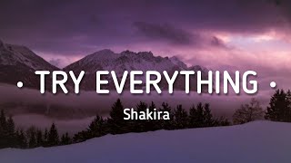 Shakira  Try everything lyrics [upl. by Levins]