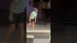 🧈 boardslide at riverwalk skateboarding skatepark skatetricks [upl. by Yrogiarc]