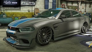 GTA 5  DLC Vehicle Customization  Bravado Buffalo STX Dodge Charger Hellcat [upl. by Eetnod]