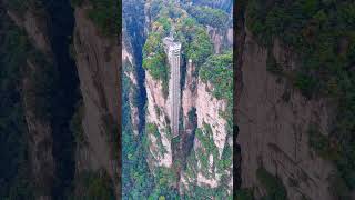 Zhangjiajie Grand Canyon Glass Bridge Bungee Jumping First Person View 21 [upl. by Debby]