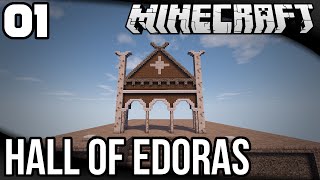 Lets Build the Hall of Edoras  Ep 1 Front Facade [upl. by Aifas]