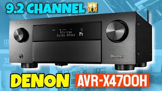 9 Channel Receiver  Denon AVRX4700H 8K Ultra HD 92 Channel AV Receiver Review [upl. by Kidd]