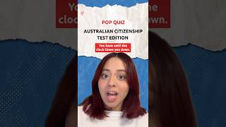 Australian citizenship test pop quiz [upl. by Aelsel]