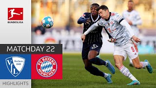 VfL Bochum  FC Bayern München 42  Highlights  Matchday 22 – Bundesliga 202122 [upl. by Richer512]