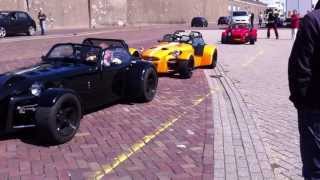 Donkervoort Touring Club in Ijmuiden [upl. by Beauchamp839]