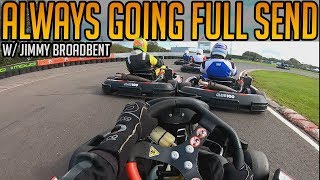 Going Full Send in this Kart Race at Clay Pigeon Raceway [upl. by Baten]