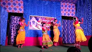 Agradoot club Contai Dance performance on folk dance Song Aaj fagune agun lage [upl. by Eunice]