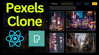 Build Pexels Clone Using ReactJS  React Beginner Project  ReactJS API Project In Hindi [upl. by Ledda]