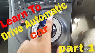 How to drive an automatic car part 1 in urdu must watch video [upl. by Quintus]