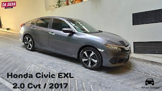 Honda Civic EXL 20 Cvt 2017  En Venta  Da Silva Detailing amp Smart Garage [upl. by Penney784]