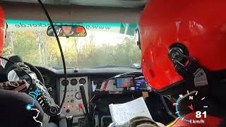 Lausitzrallye 2023  WP3 Mulkwitz 1  BeckerMürkens  Onboard  Audi Coupe Quattro 20V [upl. by Berkie]