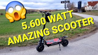 5600 WATT ESCOOTER Test 2024 [upl. by Llekram]