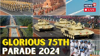 Republic Day Parade News LIVE  Best Moments Of The 75th Republic Day Parade LIVE  PM Modi  N18L [upl. by Newell]