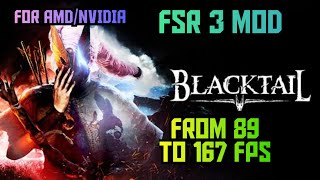 install fsr 3 mod in blacktail for amdnvidiamod link tutorial fps test [upl. by Percival115]