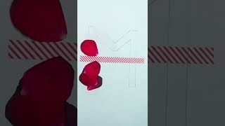 M capital letter decoration shortvideo artandcraft shortsfeed trending ytviral viralvideo diy [upl. by Rotce]